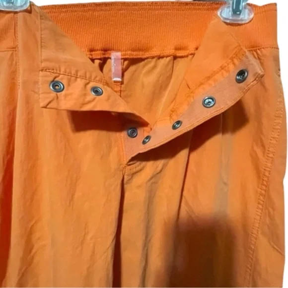 Free People Movement Mesmerize Me Orange Cargo Pants Size XL - Picture 6 of 9